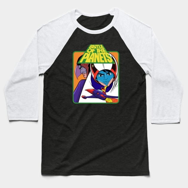 Battle of the planets Baseball T-Shirt by OniSide